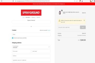 sprayground discount code